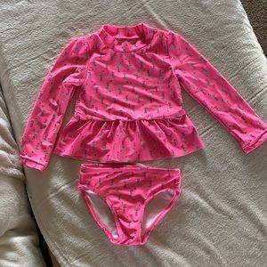 Carter’s 3T Flamingo rashguard set